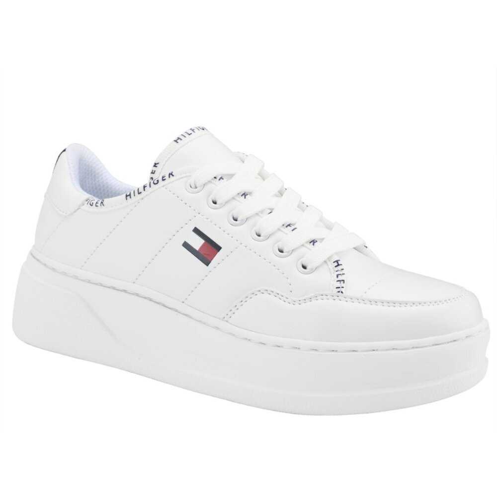 NWT Tommy Hilfiger Women's Grazie Lace up Fashion Sneakers, White, 8M - Picture 8 of 8